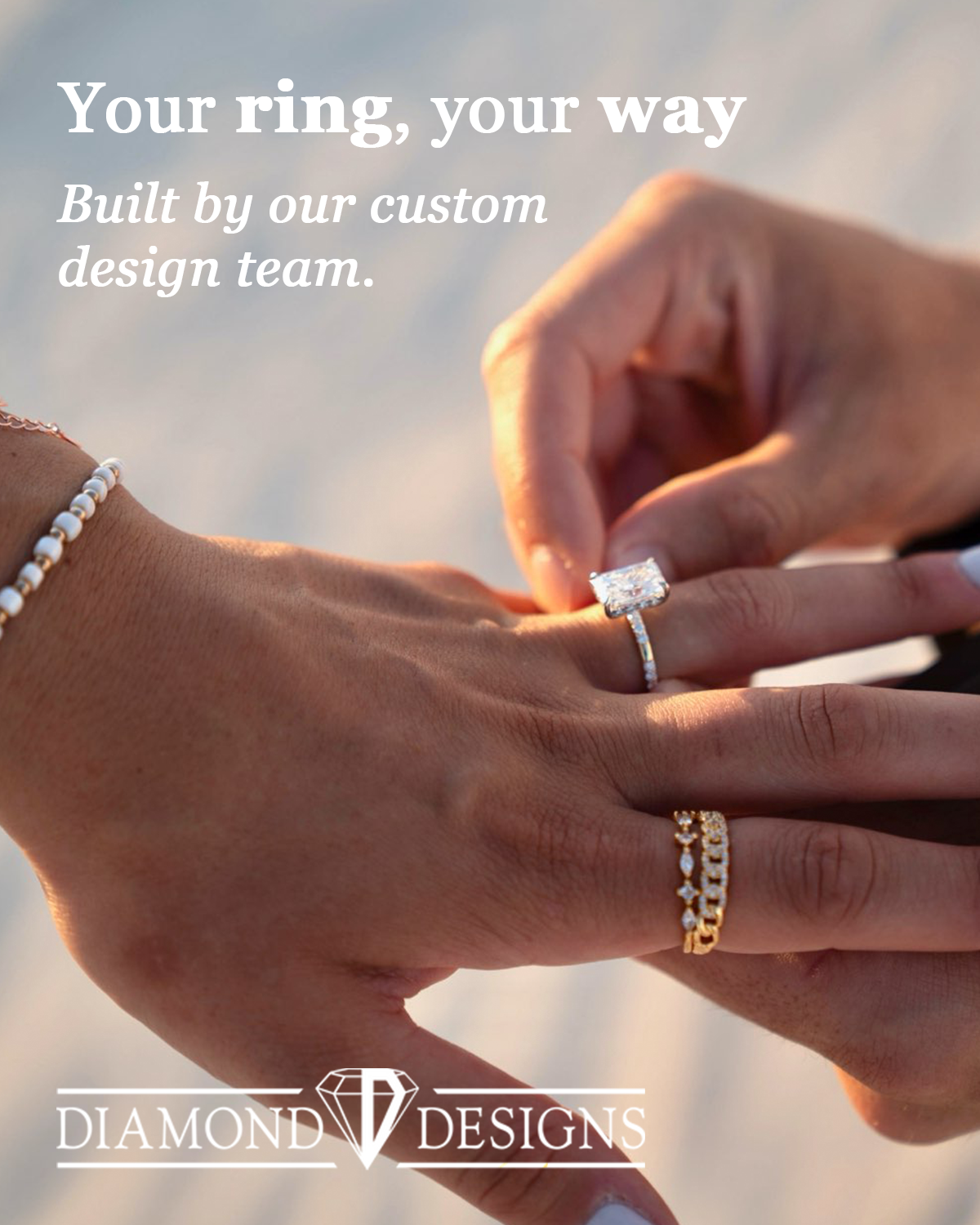 Diamond Designs Facebook ad: Designed Just For You!