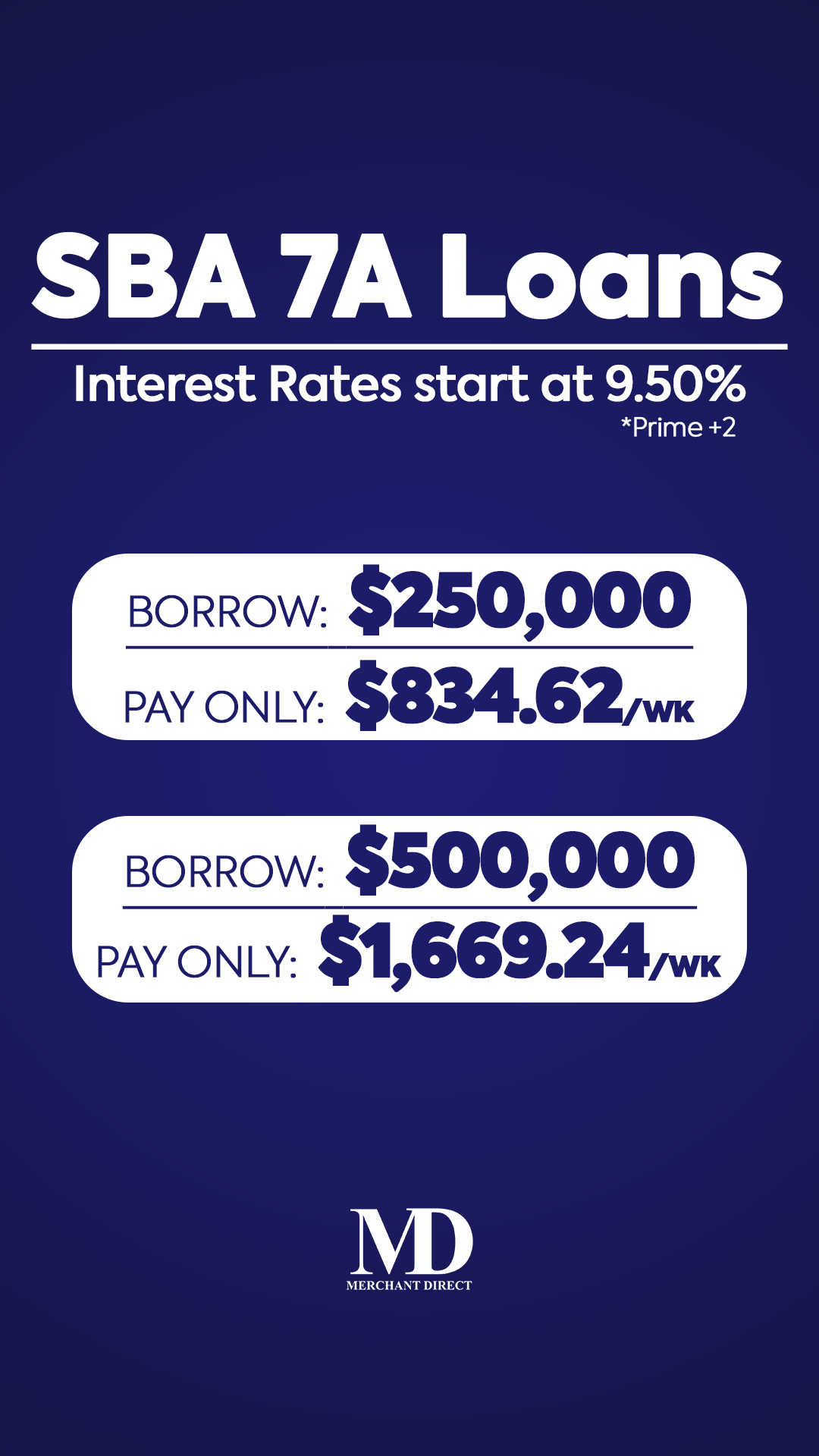 Merchant Direct Facebook ad