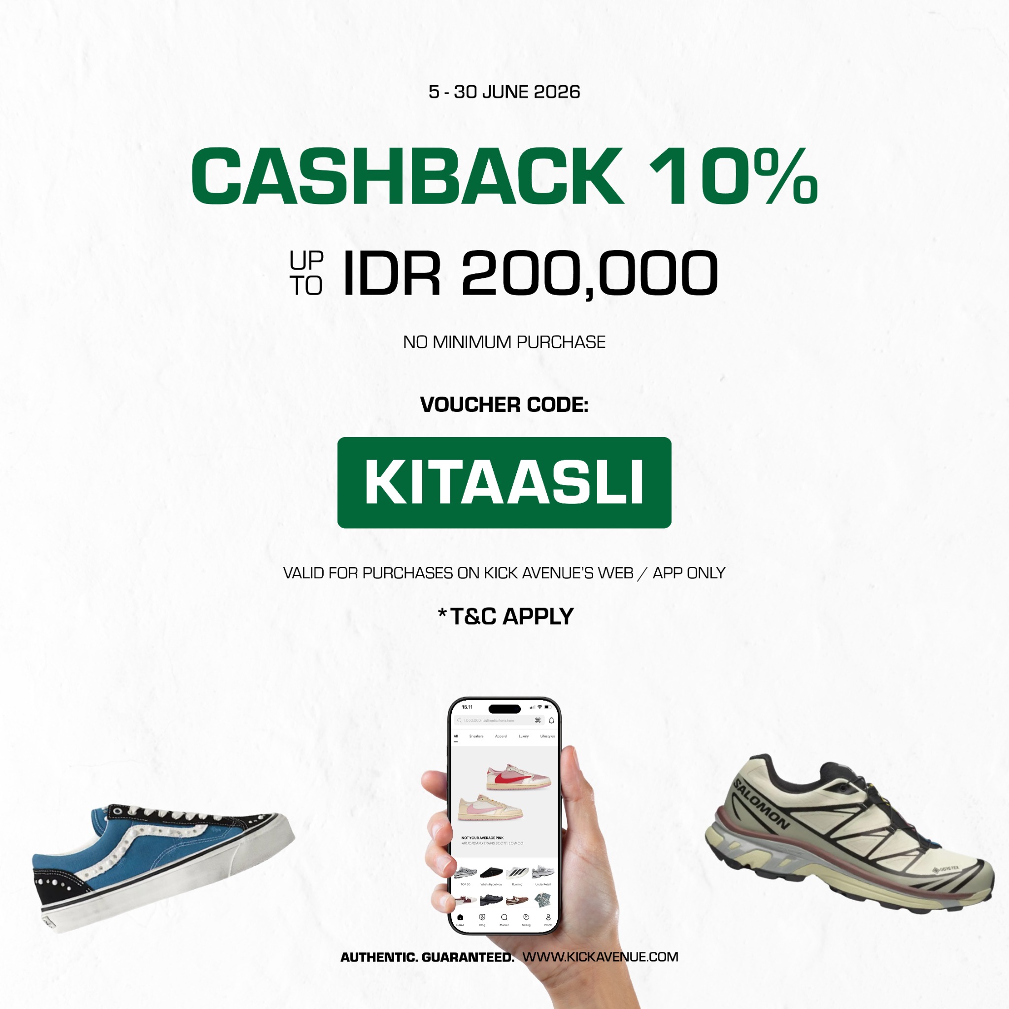 Kick Avenue Facebook ad from Jun 8, 2026