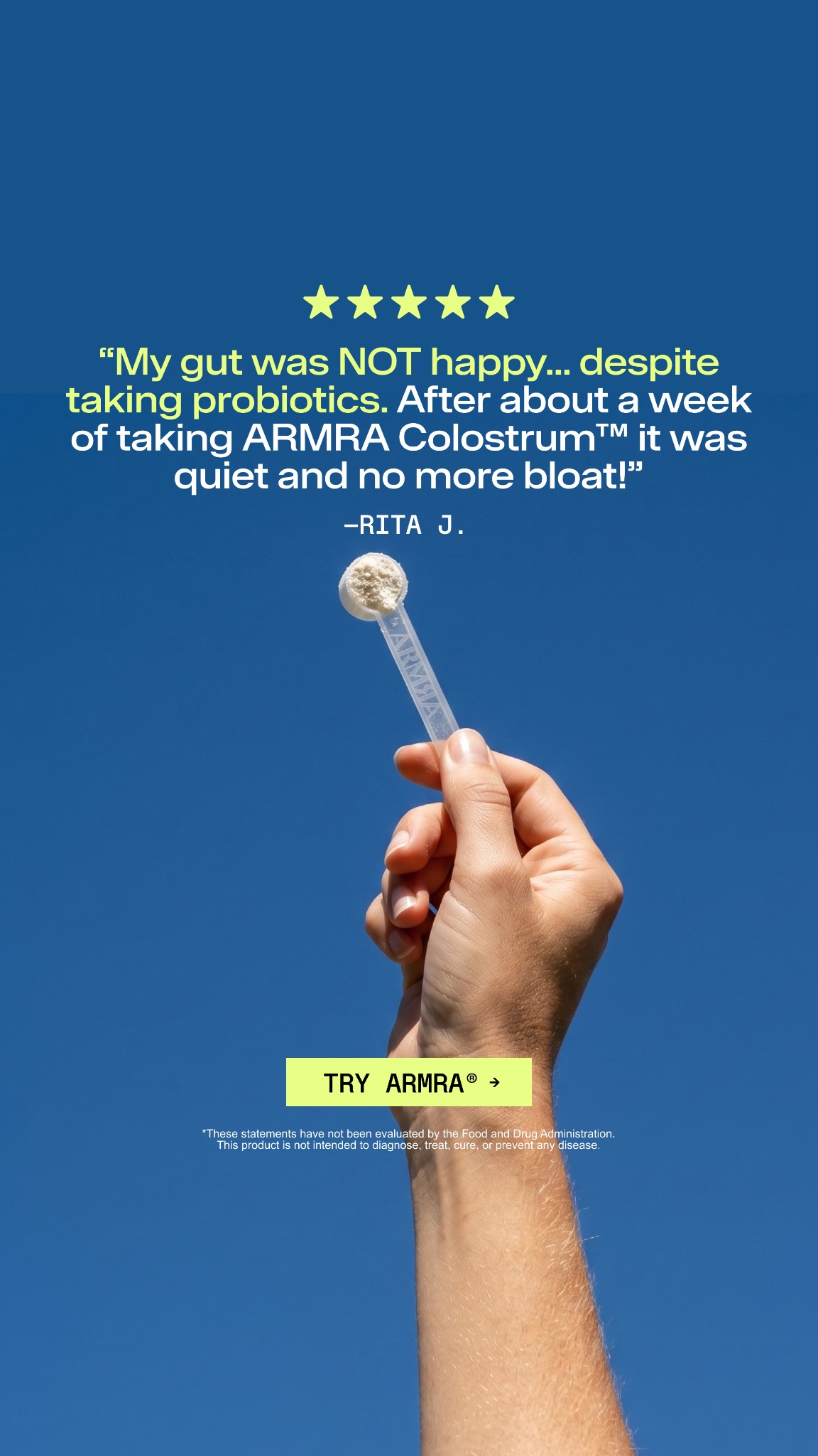 ARMRA Facebook ad