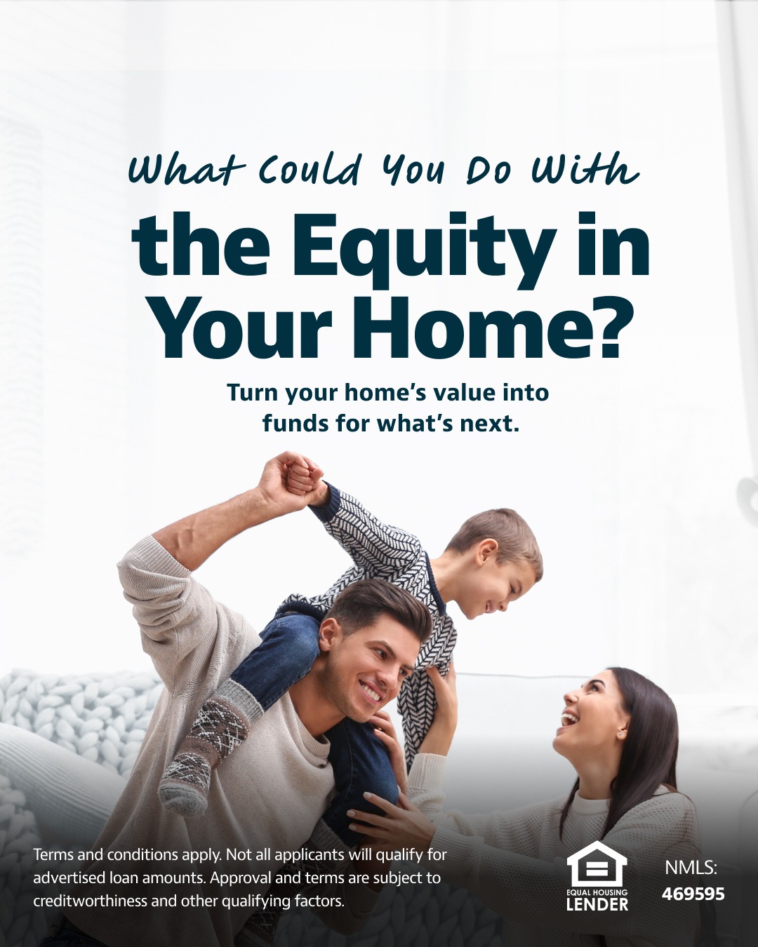 Tidemark Federal Credit Union Facebook ad: Your home may be doing more for you…