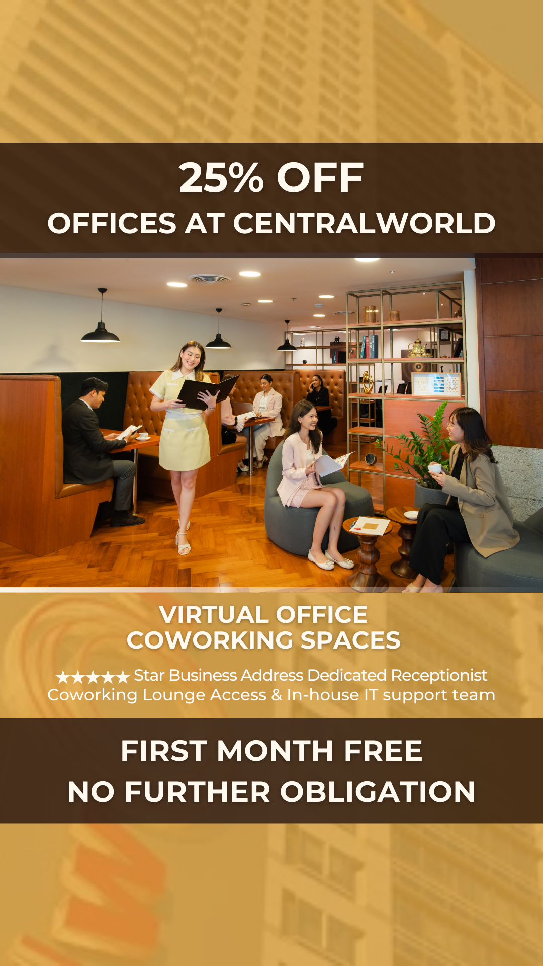 Servcorp Facebook ad
