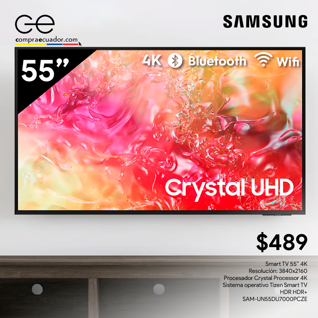 Compraecuador Facebook ad: Samsung 55 4K