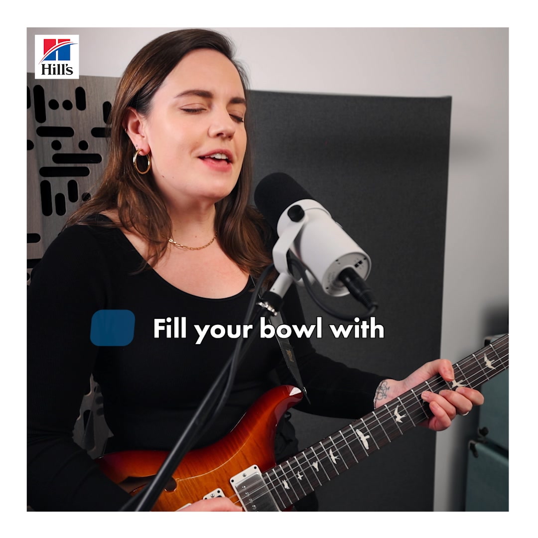 Hill’s Pet Nutrition Facebook ad: Hill’s = Love (songs)