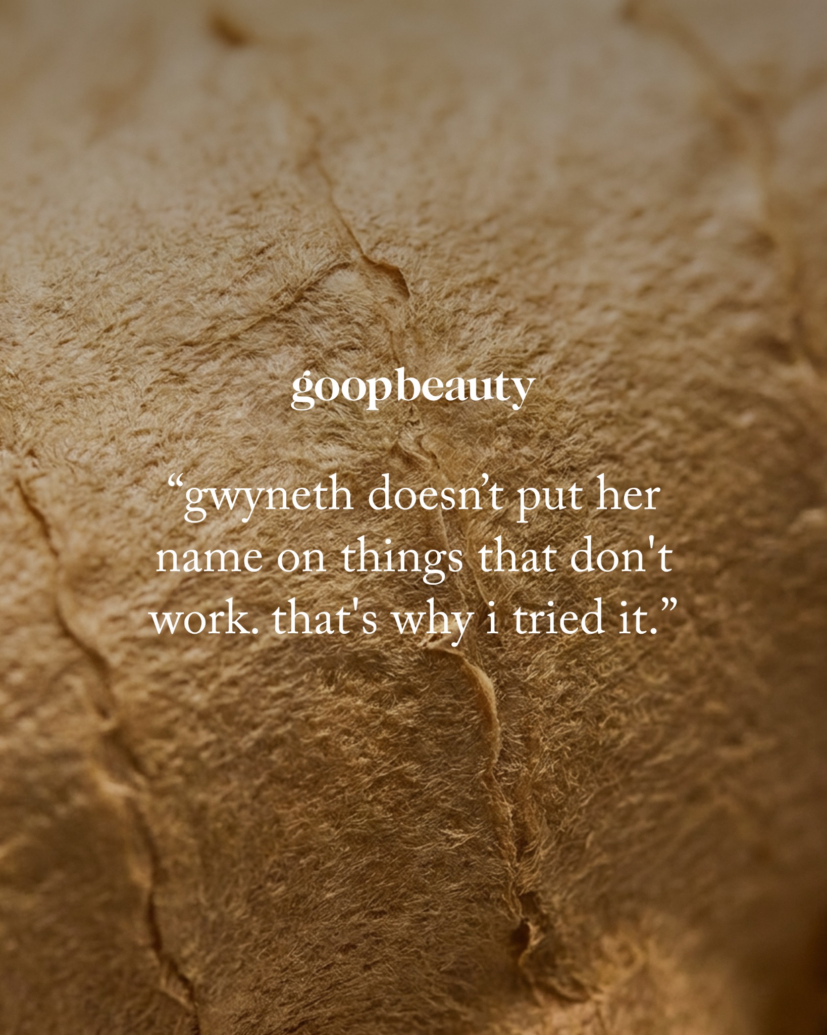 goop Facebook ad