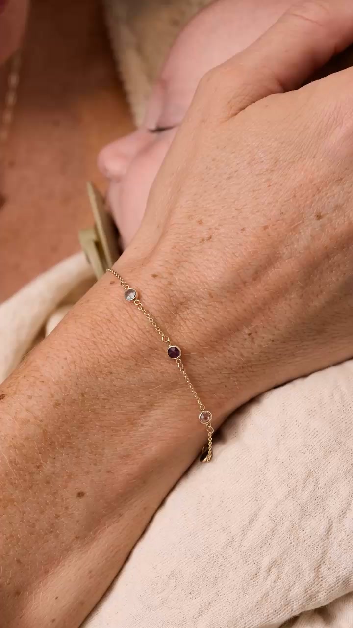 HAVERHILL Collection Facebook ad: 14k Gold Birthstone Jewelry