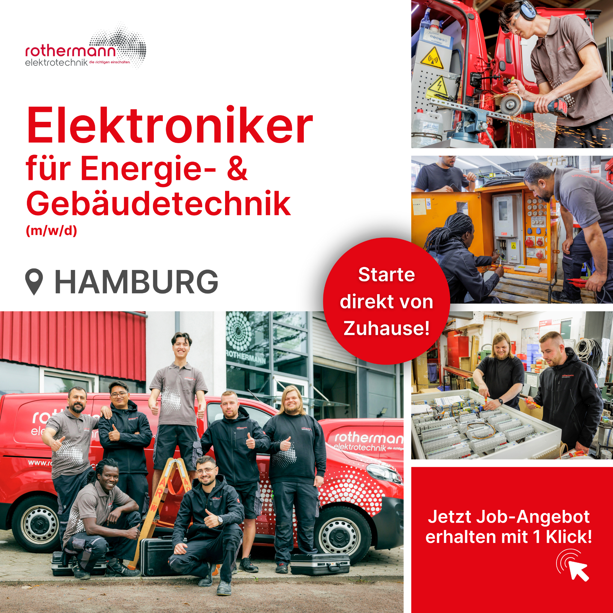 Candidate Flow Jobs: Elektro Facebook ad