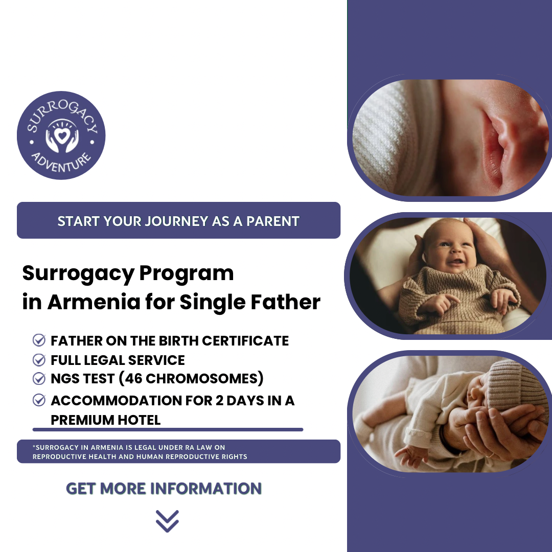 Surrogacy Adventure Facebook ad: Contact us today to learn more