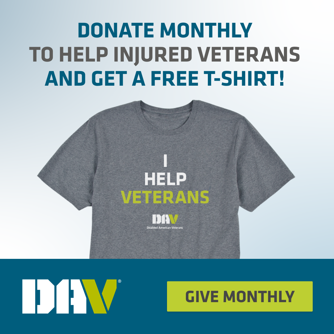DAV Facebook ad: Get Your Free Shirt!