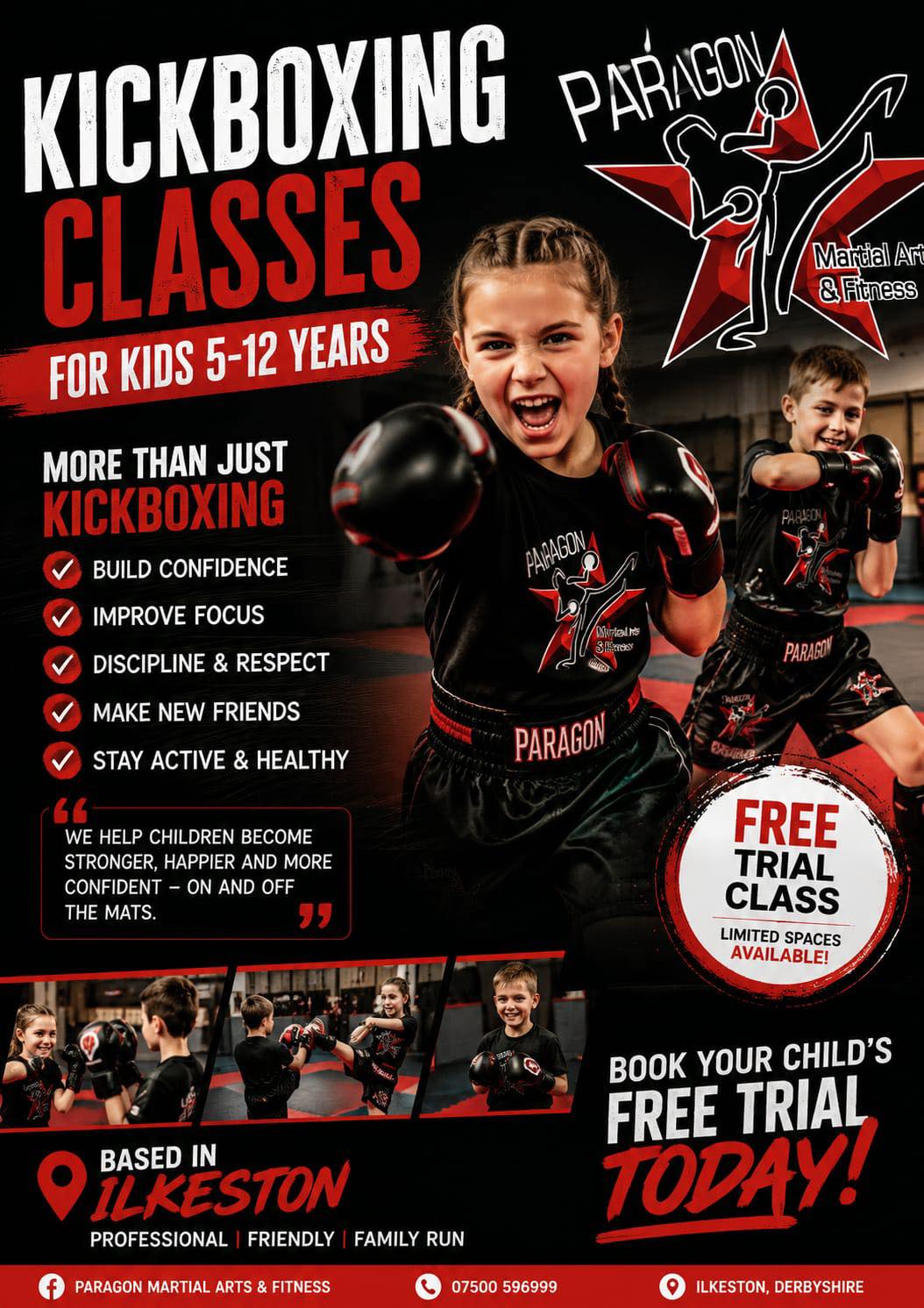 Paragon Black Belt Academy Facebook ad