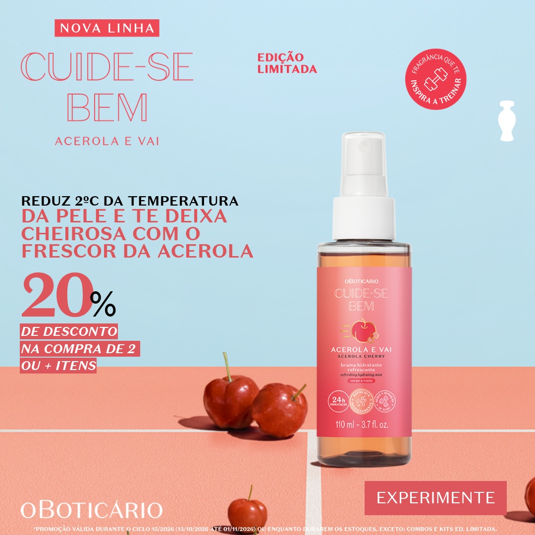 O Boticário Facebook ad: Nova Linha Cuide-se Bem