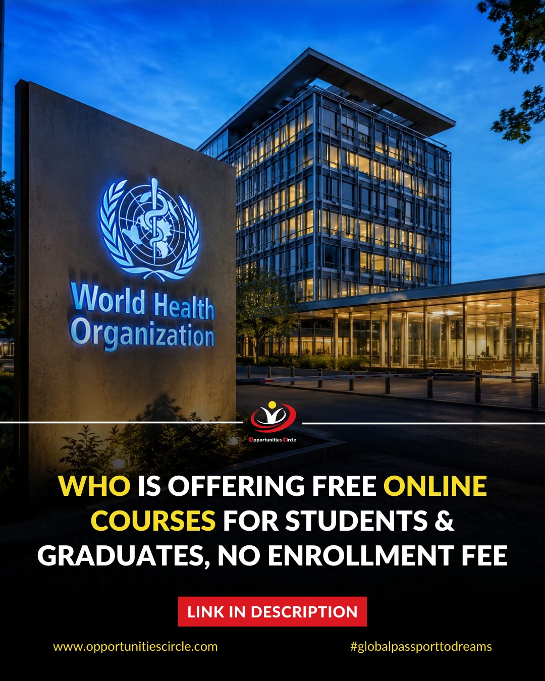 Opportunities Circle International Facebook ad