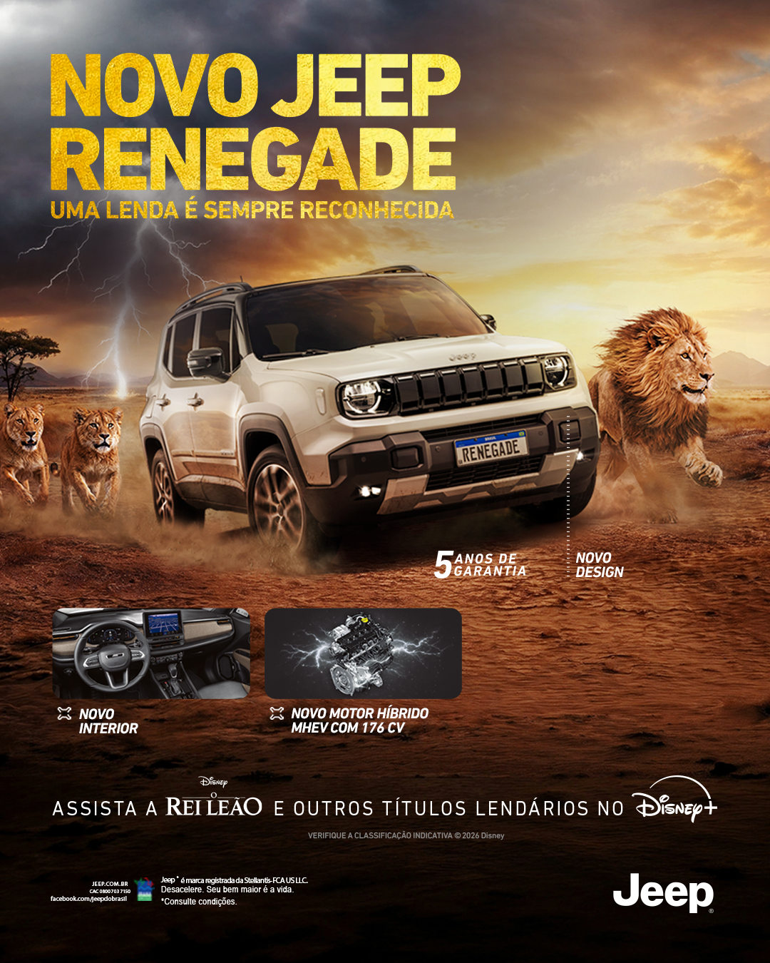Jeep | Brasil Facebook ad: Novo Jeep Renegade