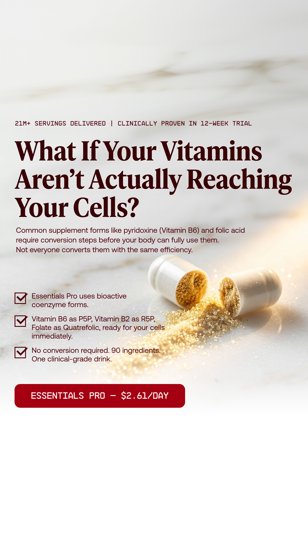 IM8 Health Facebook ad