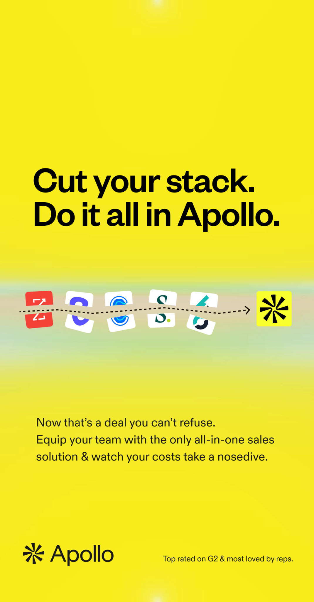 Apollo.io Facebook ad