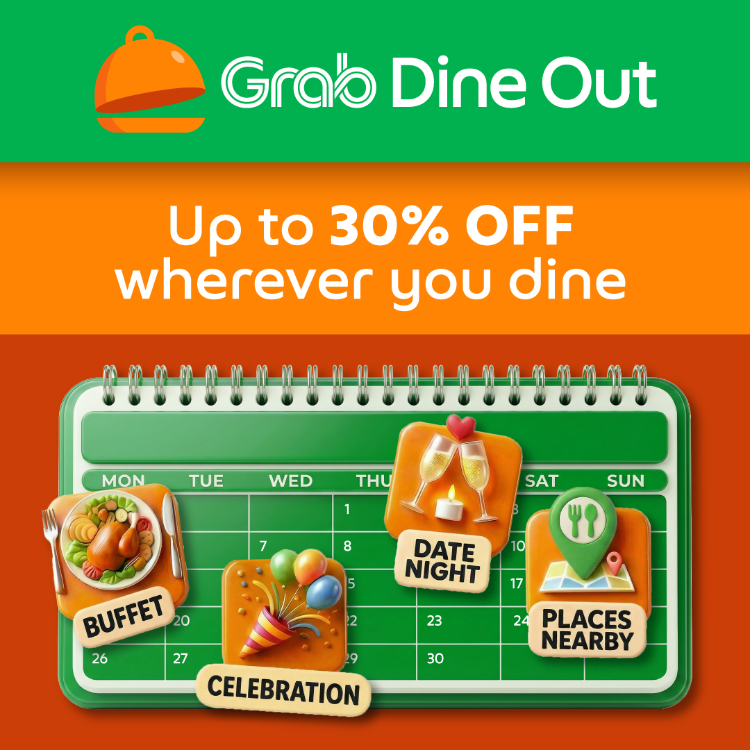 GrabFood Facebook ad from May 7, 2026