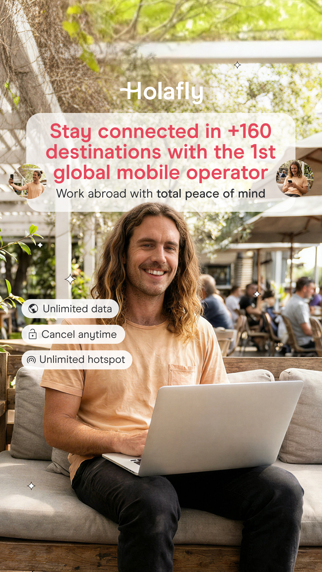 Holafly - English Facebook ad
