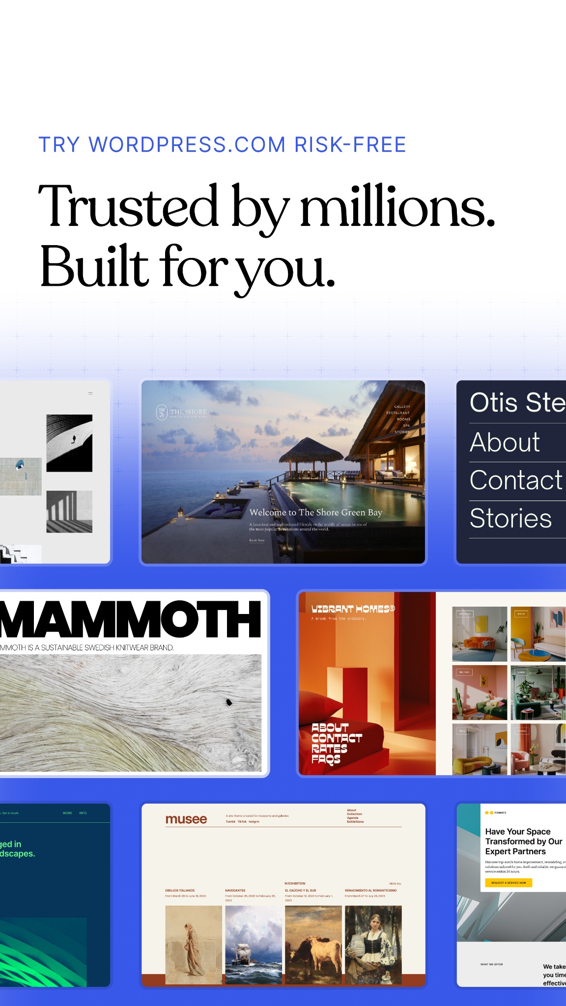 WordPress.com Facebook ad