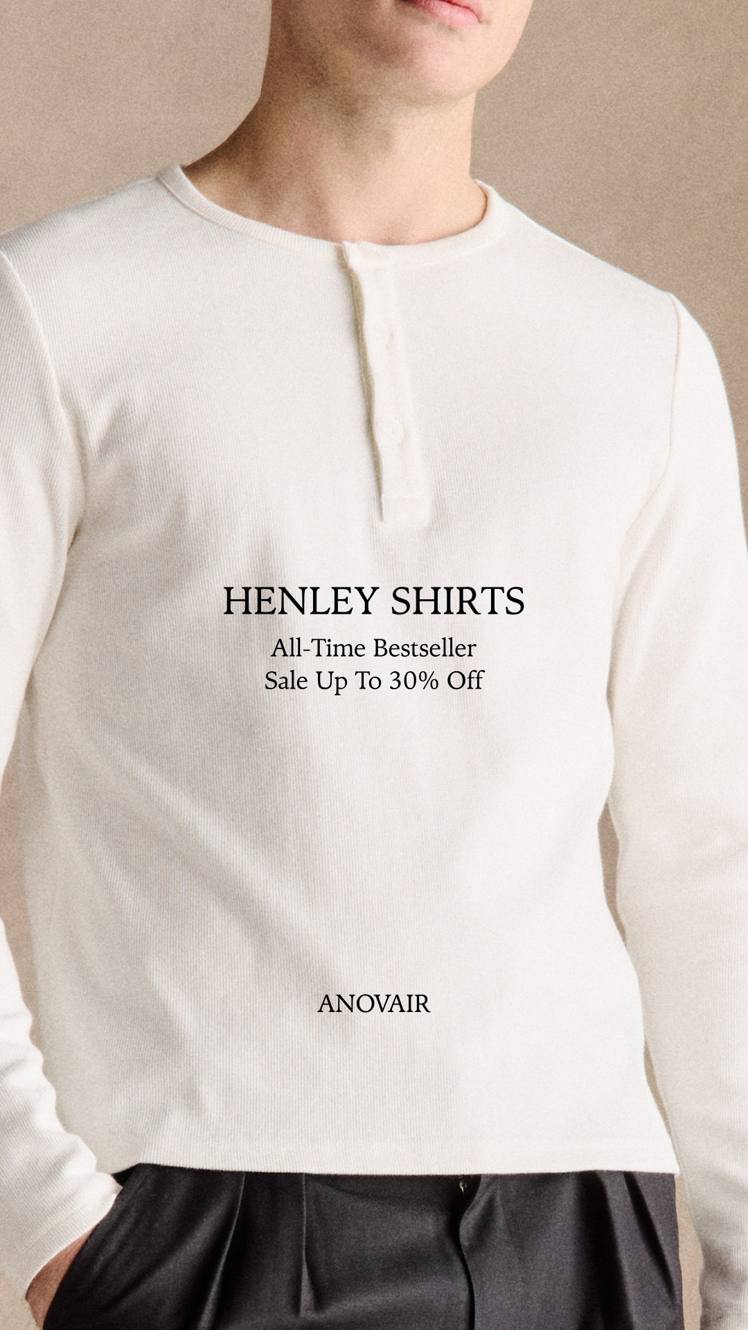 Anovair Facebook ad: Up to 50% Off