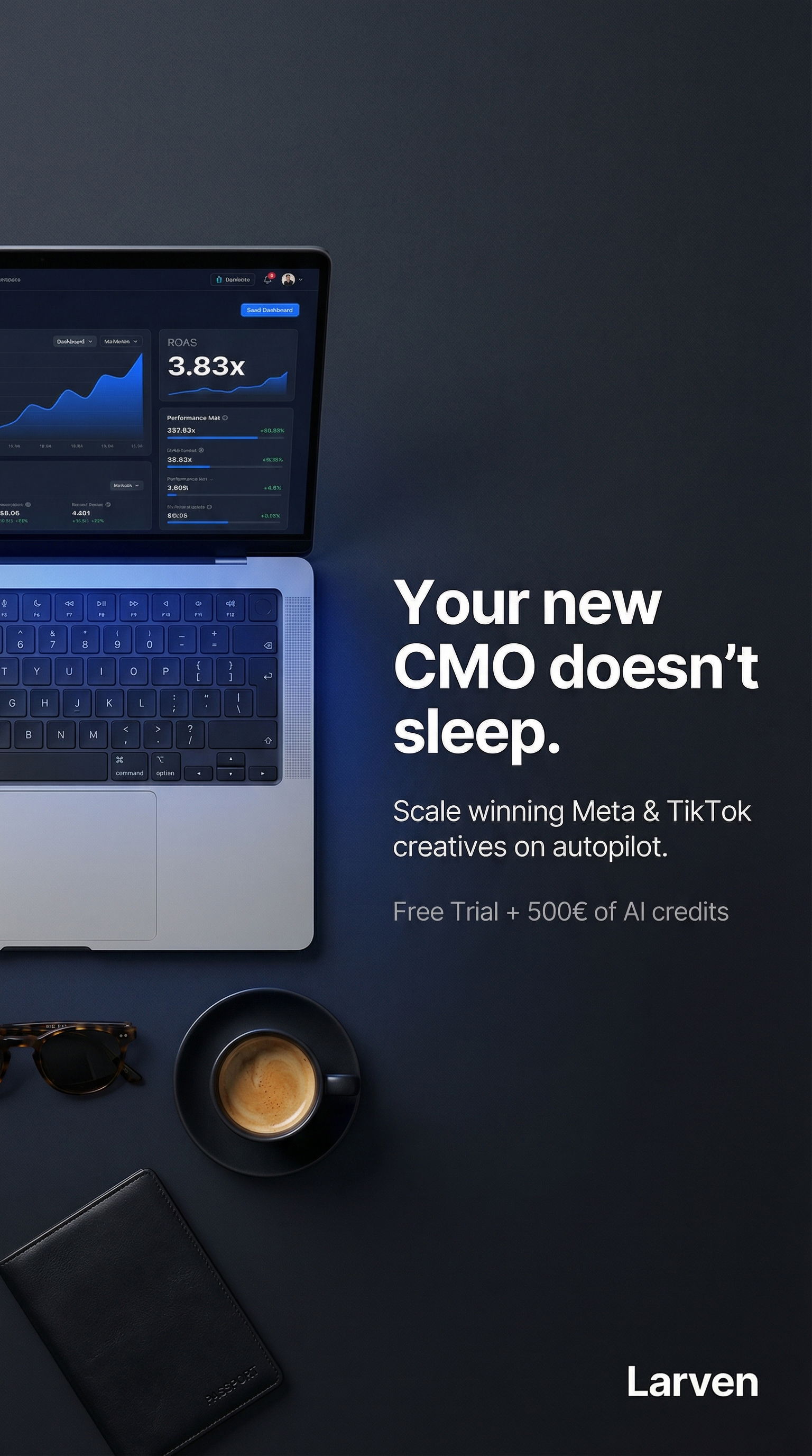 Larven AI Facebook ad