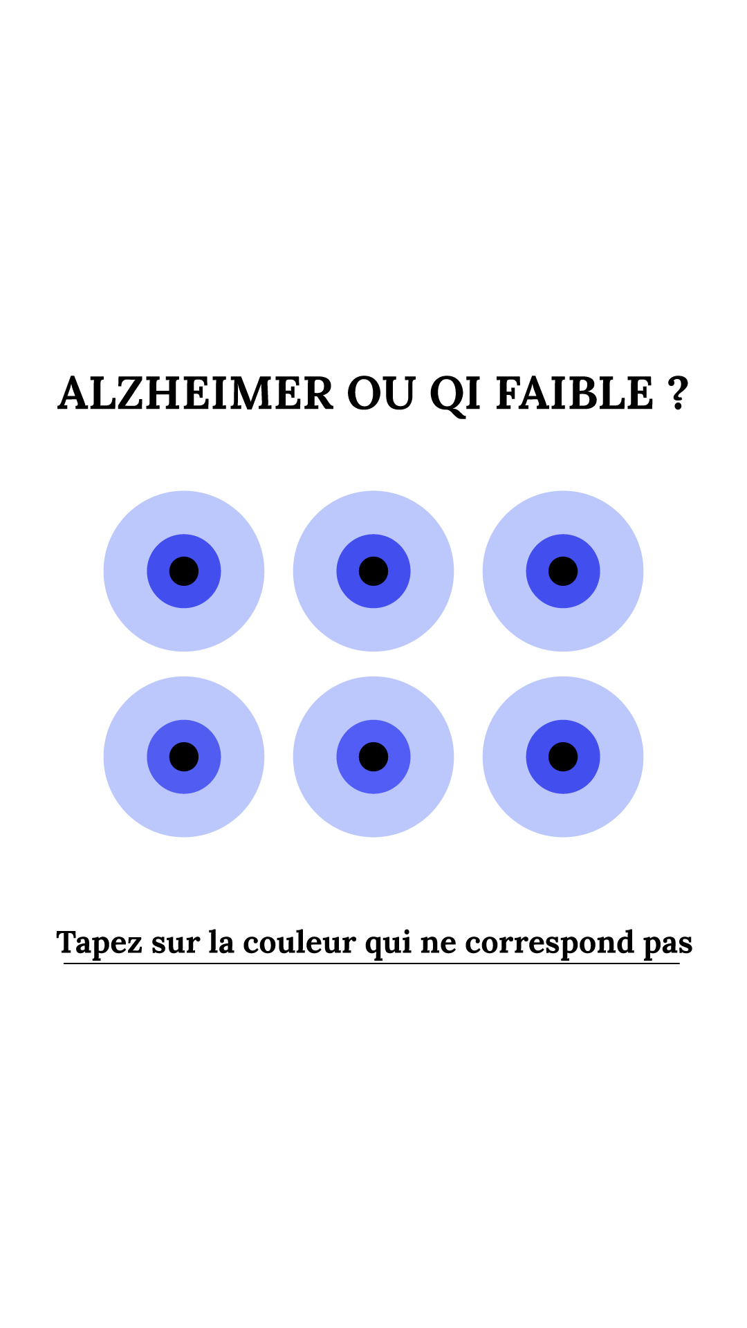 International IQ test Facebook ad