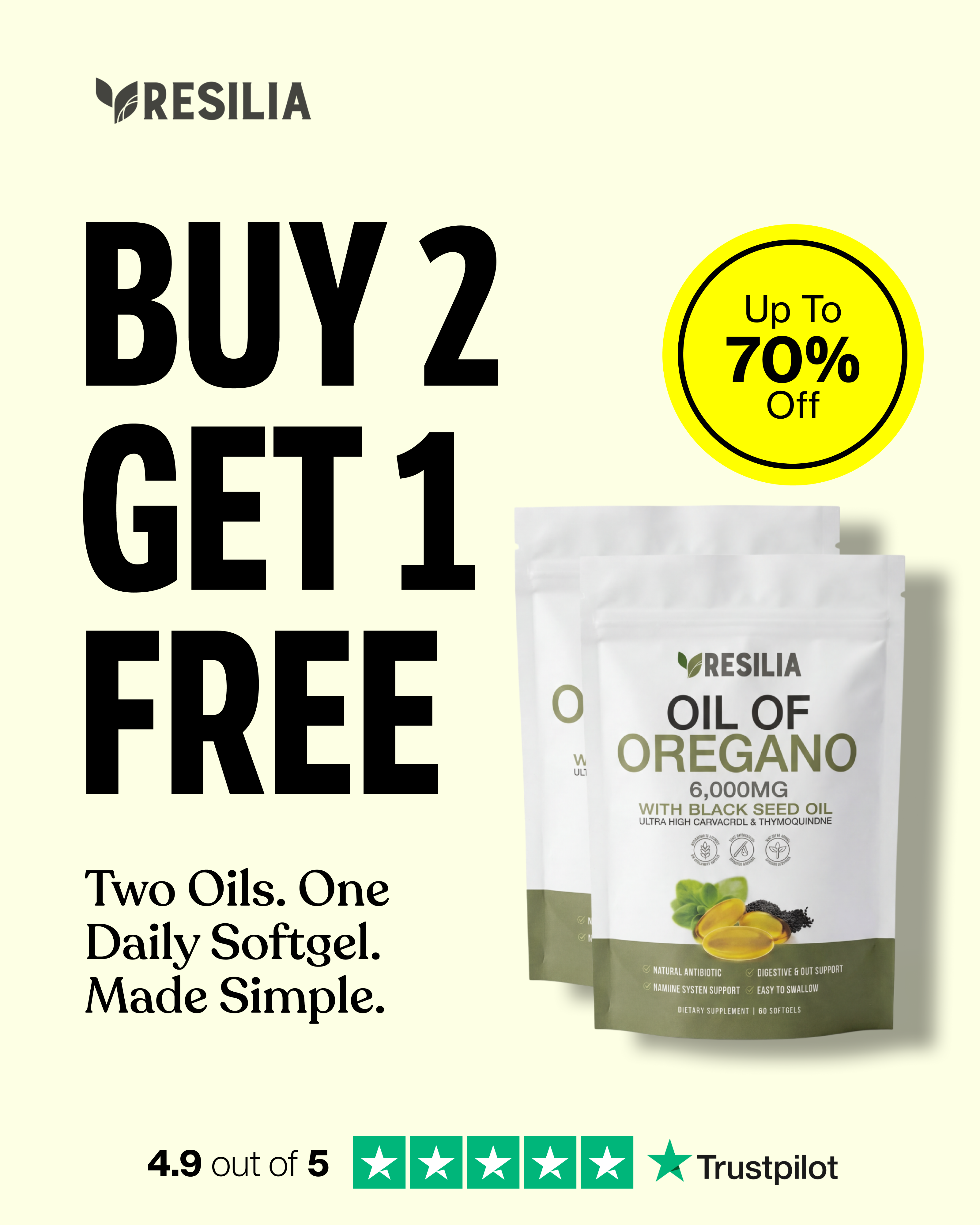 TryResilia Facebook ad