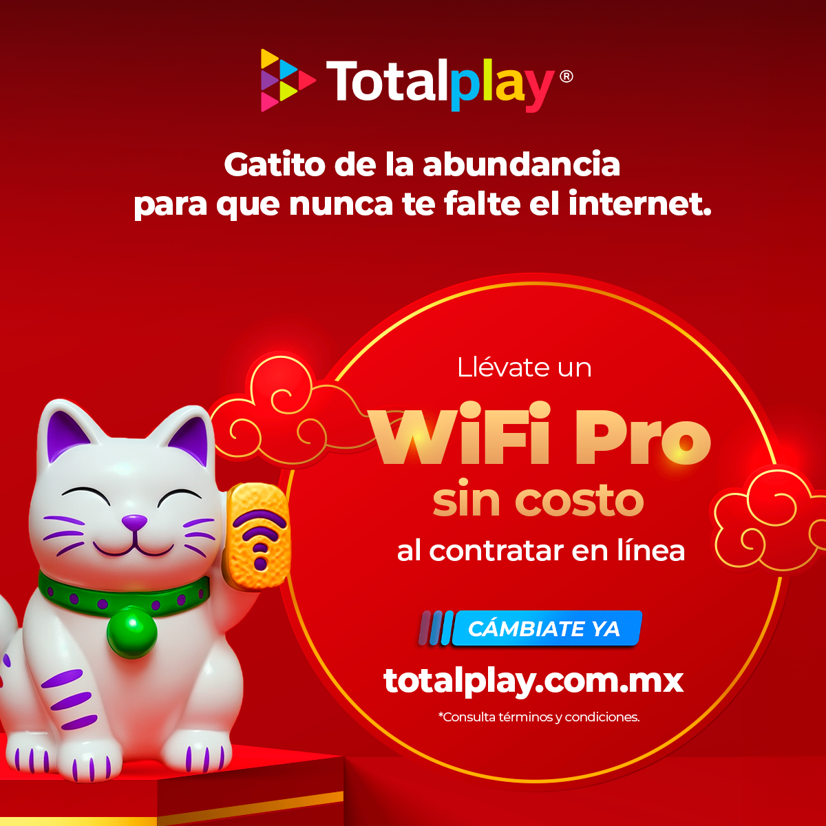 Totalplay Facebook ad