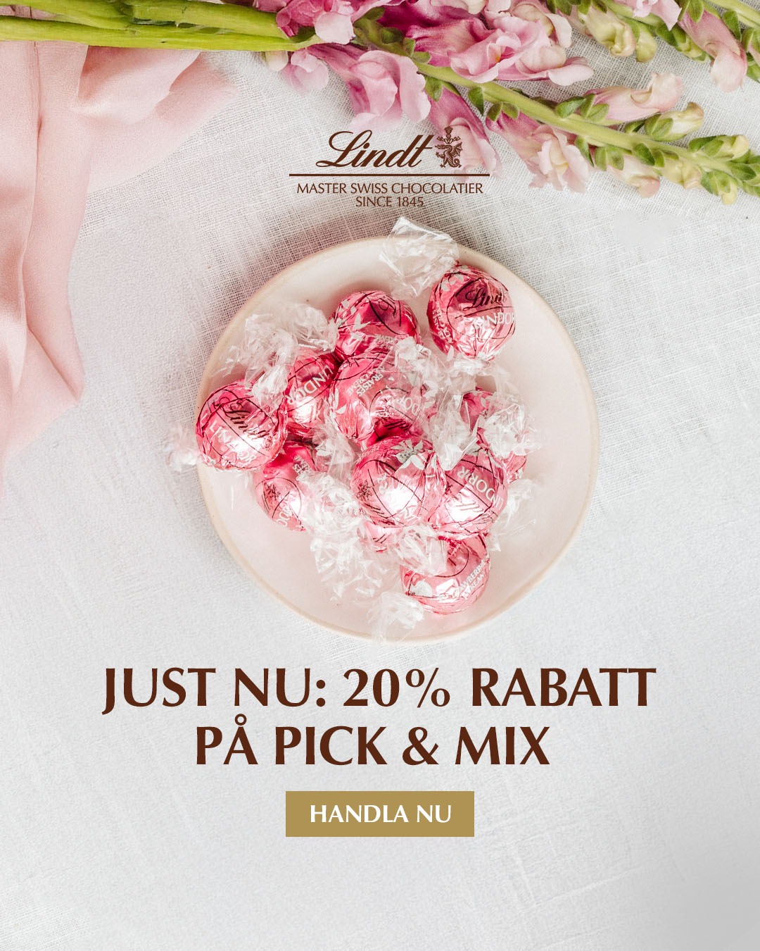 Lindt Facebook ad