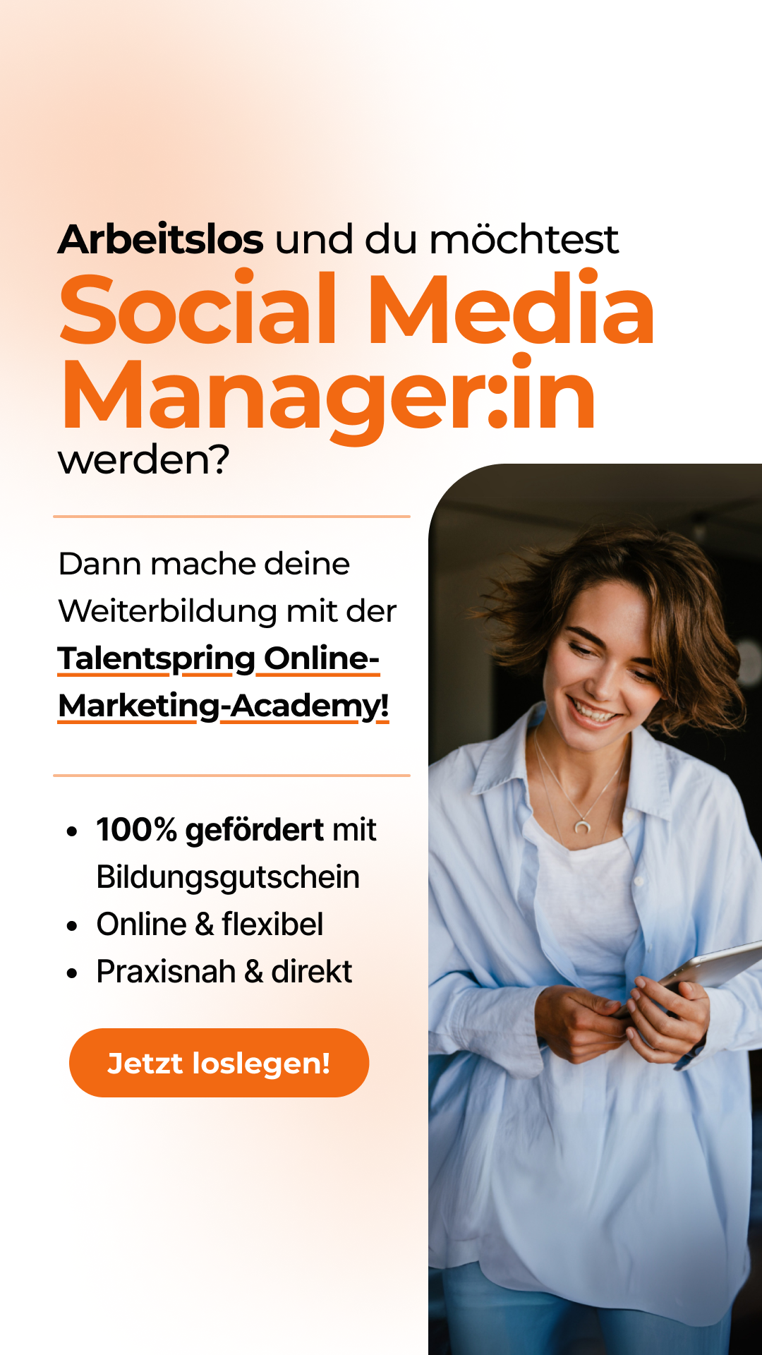 Talentspring Academy Facebook ad