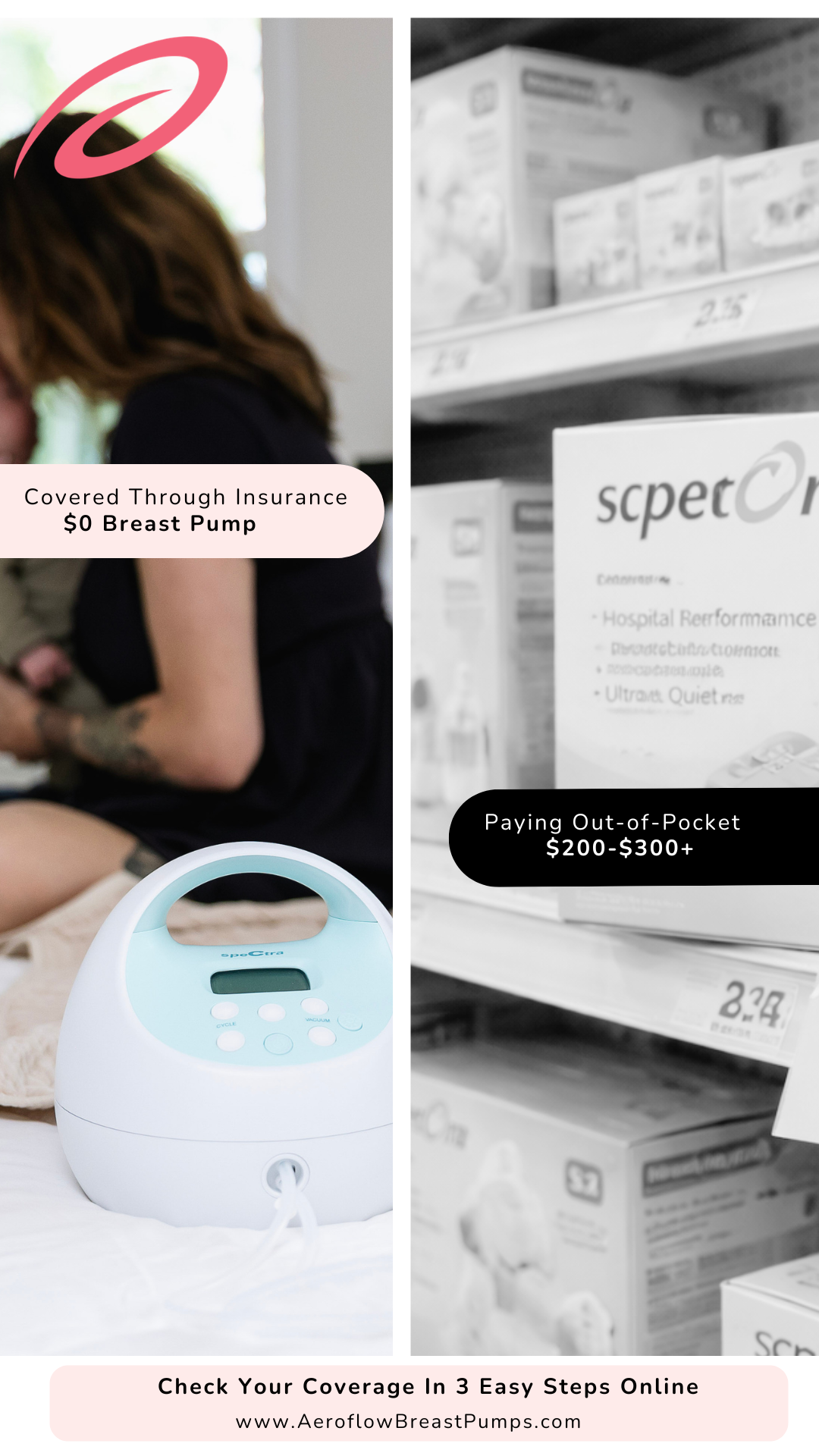 Aeroflow Breastpumps Facebook ad