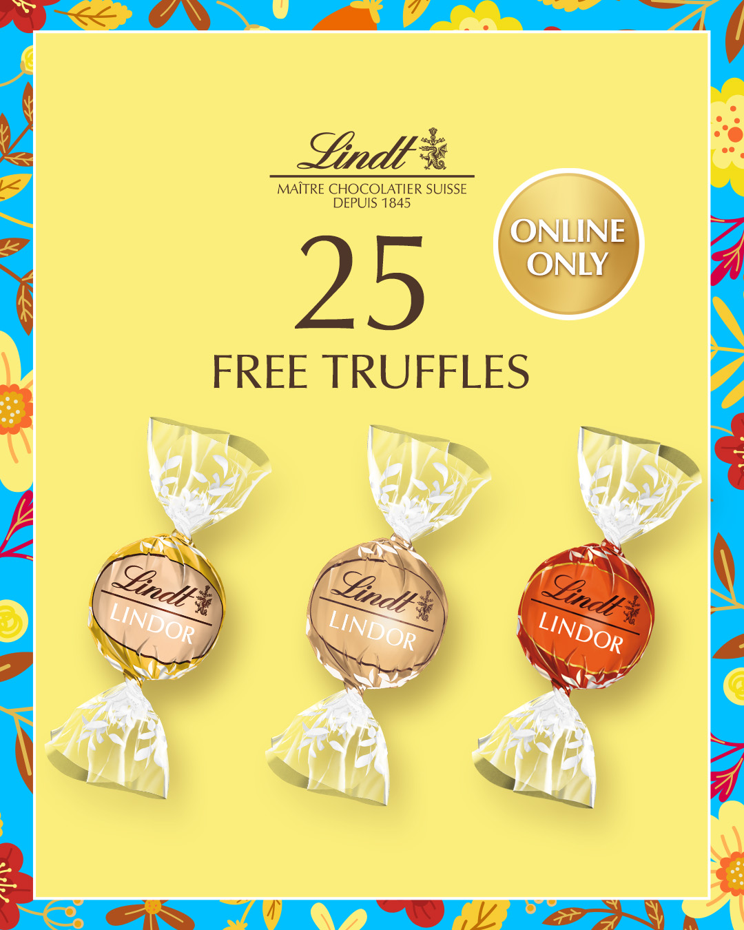 Lindt Facebook ad from May 15, 2026