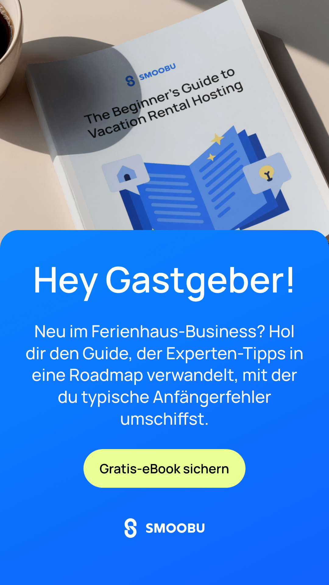 Smoobu - The Vacation Rental Software Facebook ad from Jul 3, 2026