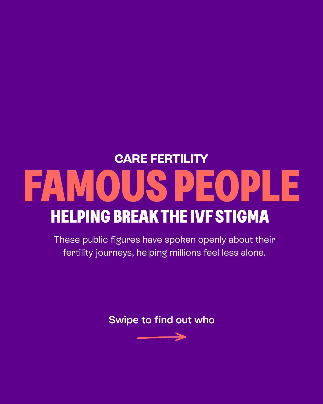 Care Fertility Facebook ad