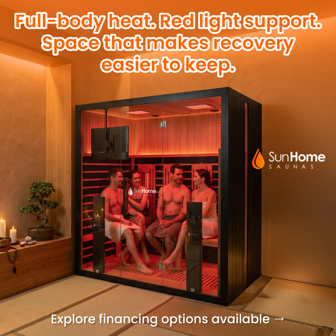 Sun Home Saunas Facebook ad