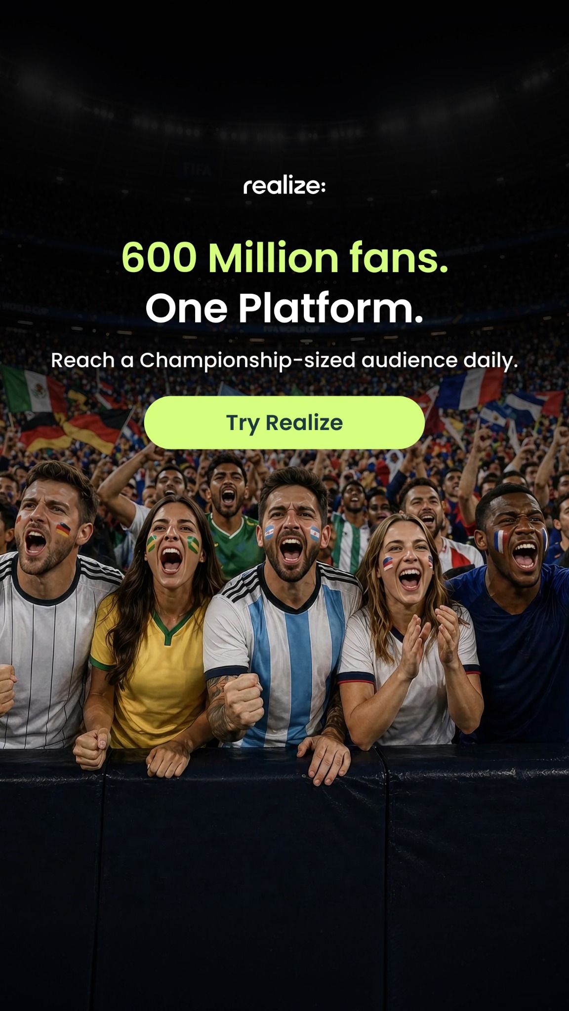 Realize For Advertisers Facebook ad