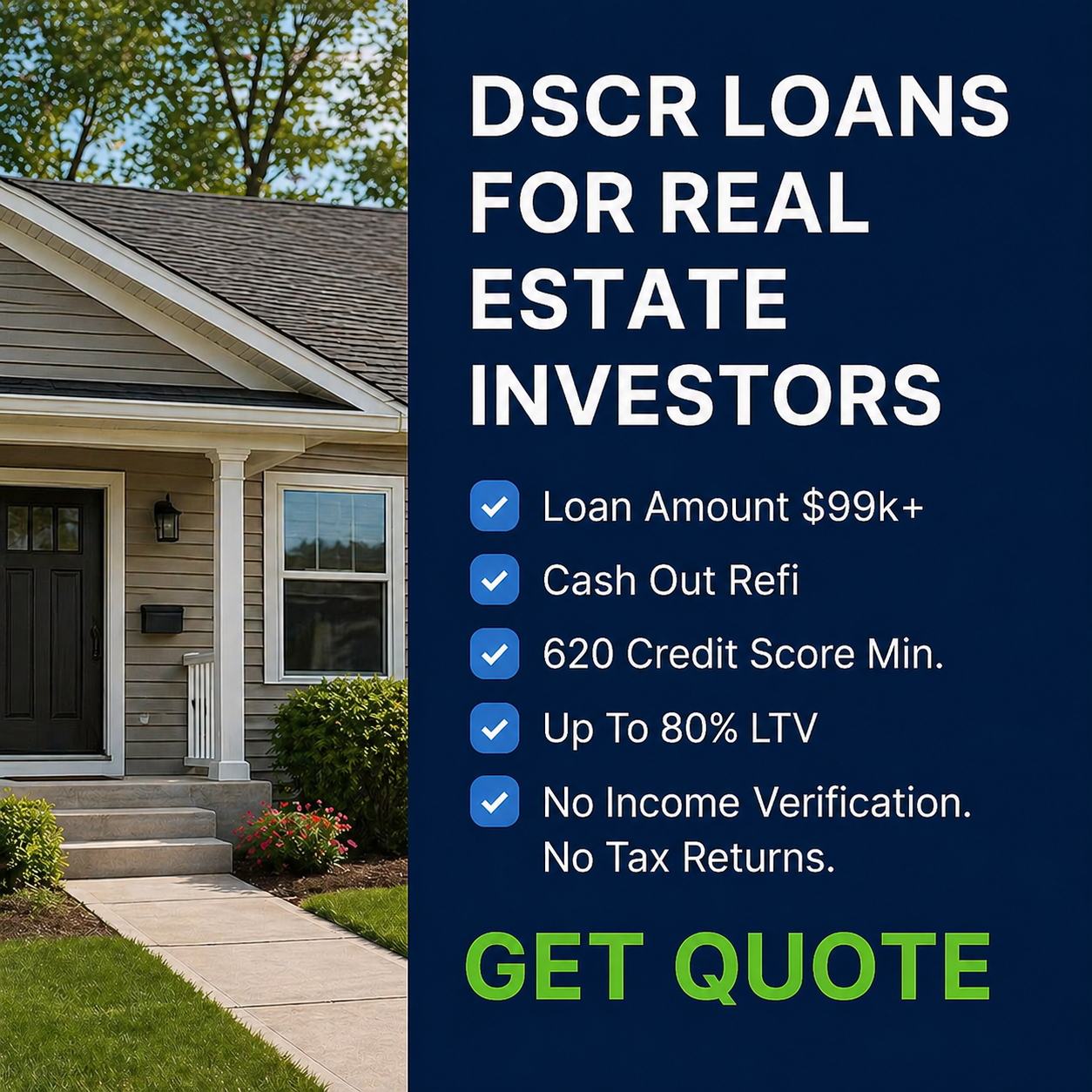 DSCR Loan Zone Facebook ad