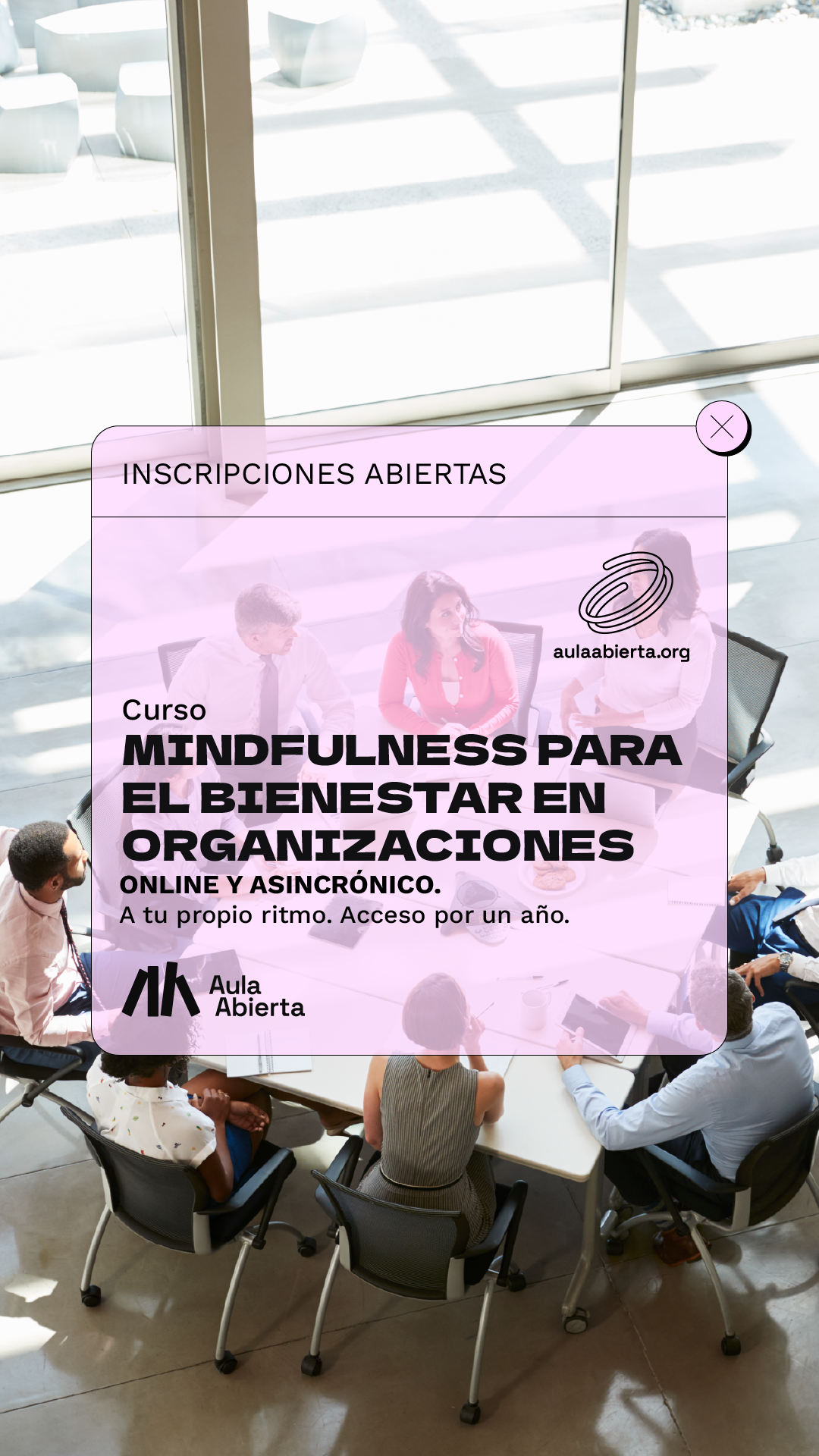 Aula Abierta Facebook ad from Jun 22, 2026