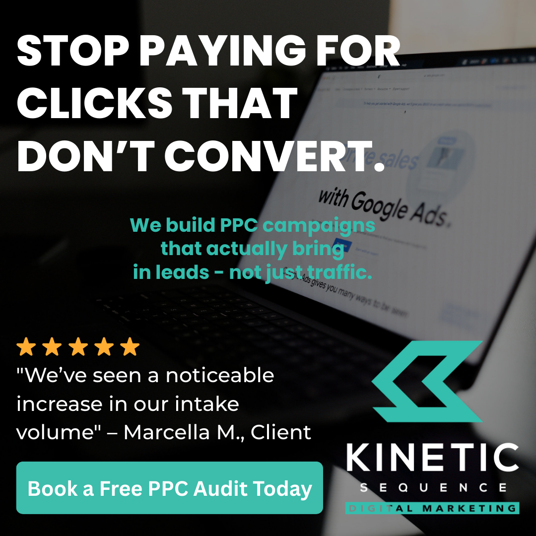 Kinetic Sequence Digital Marketing Facebook ad from May 12, 2026
