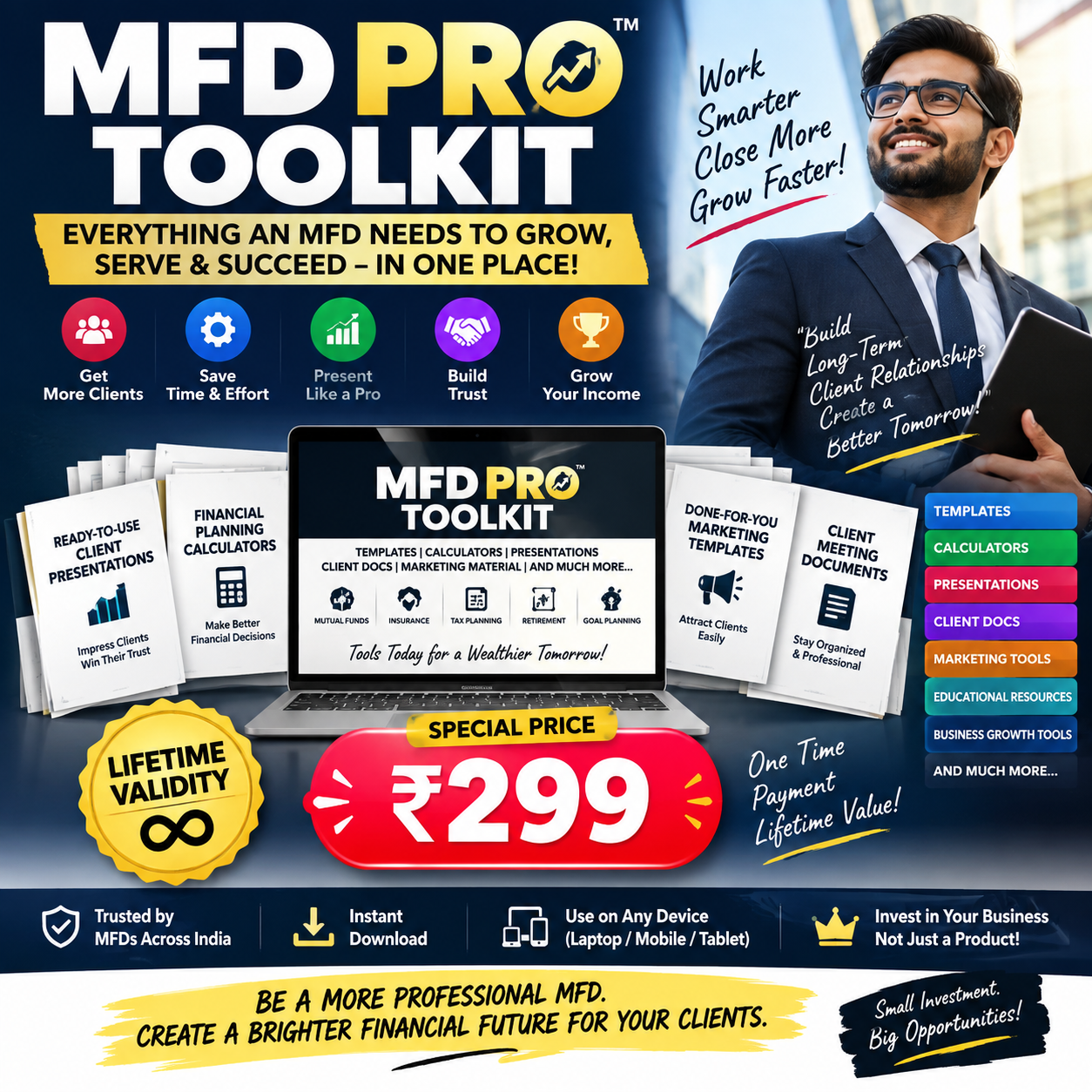 Adnest Facebook ad: Your Complete MFD Business Toolkit, Just ₹299 Upgrade Your…