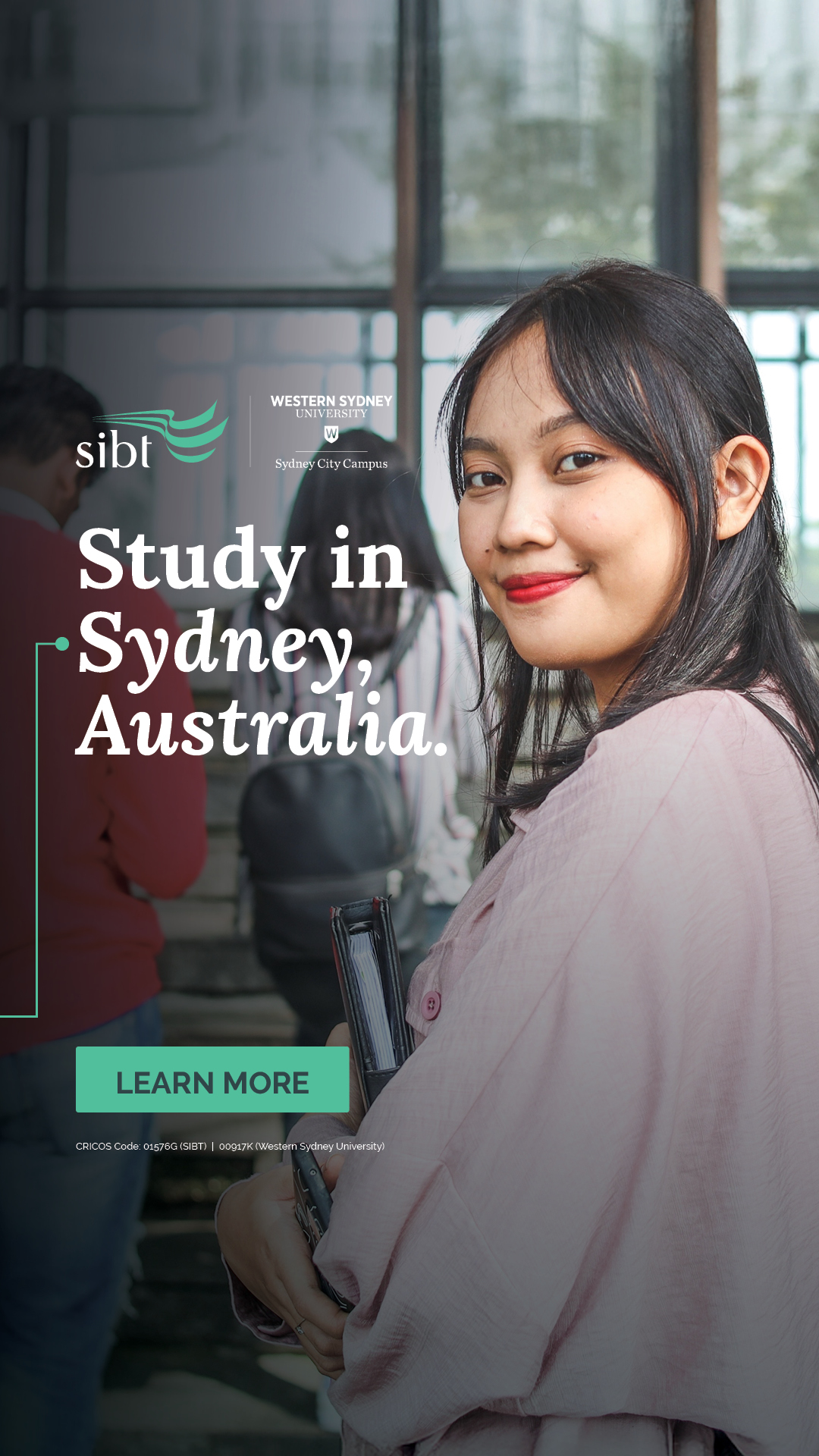 Sydney Institute of Business and Technology (SIBT) Facebook ad