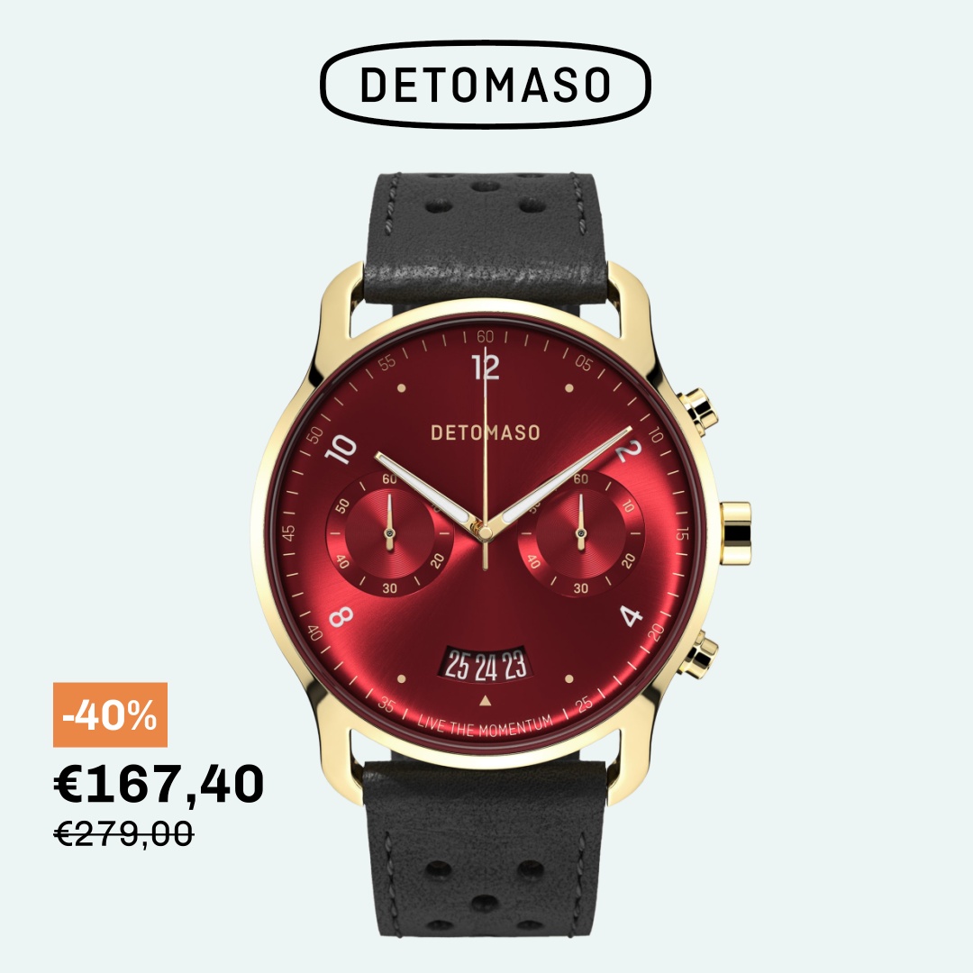 DETOMASO WATCHES Facebook ad