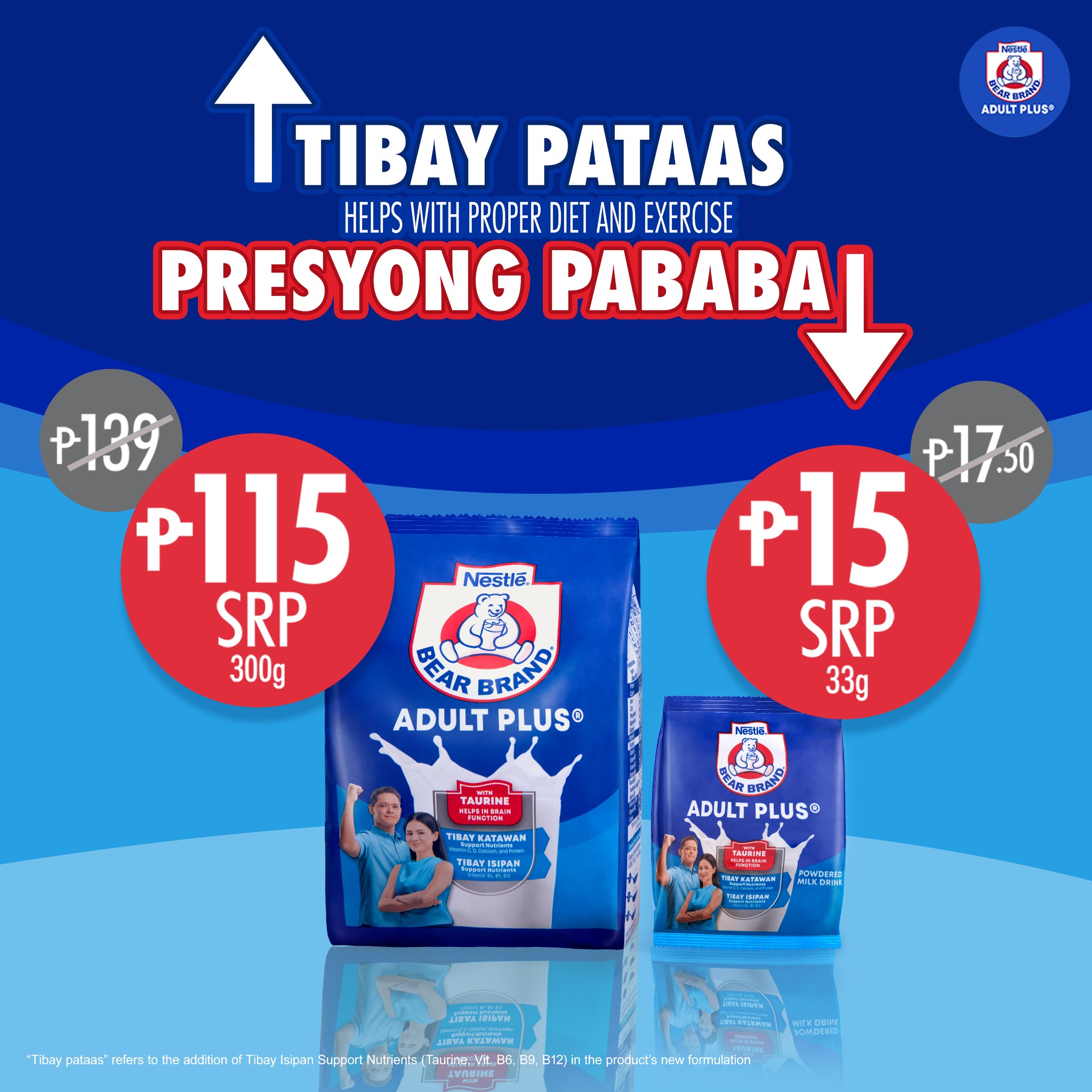 BEAR BRAND Adult Plus Facebook ad from Feb 14, 2026