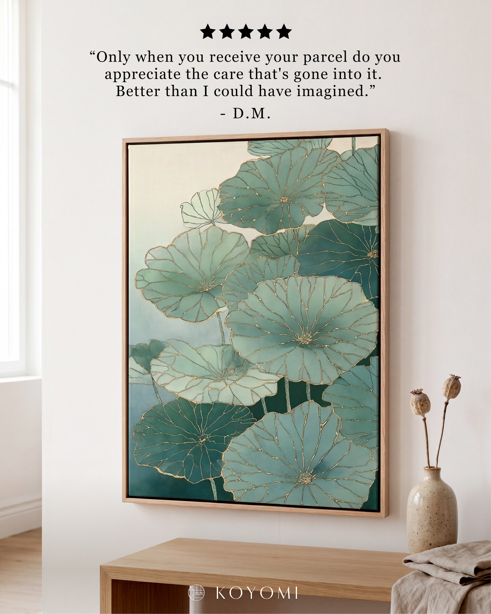 House of koyomi Facebook ad: Japanese Fine Canvas Prints