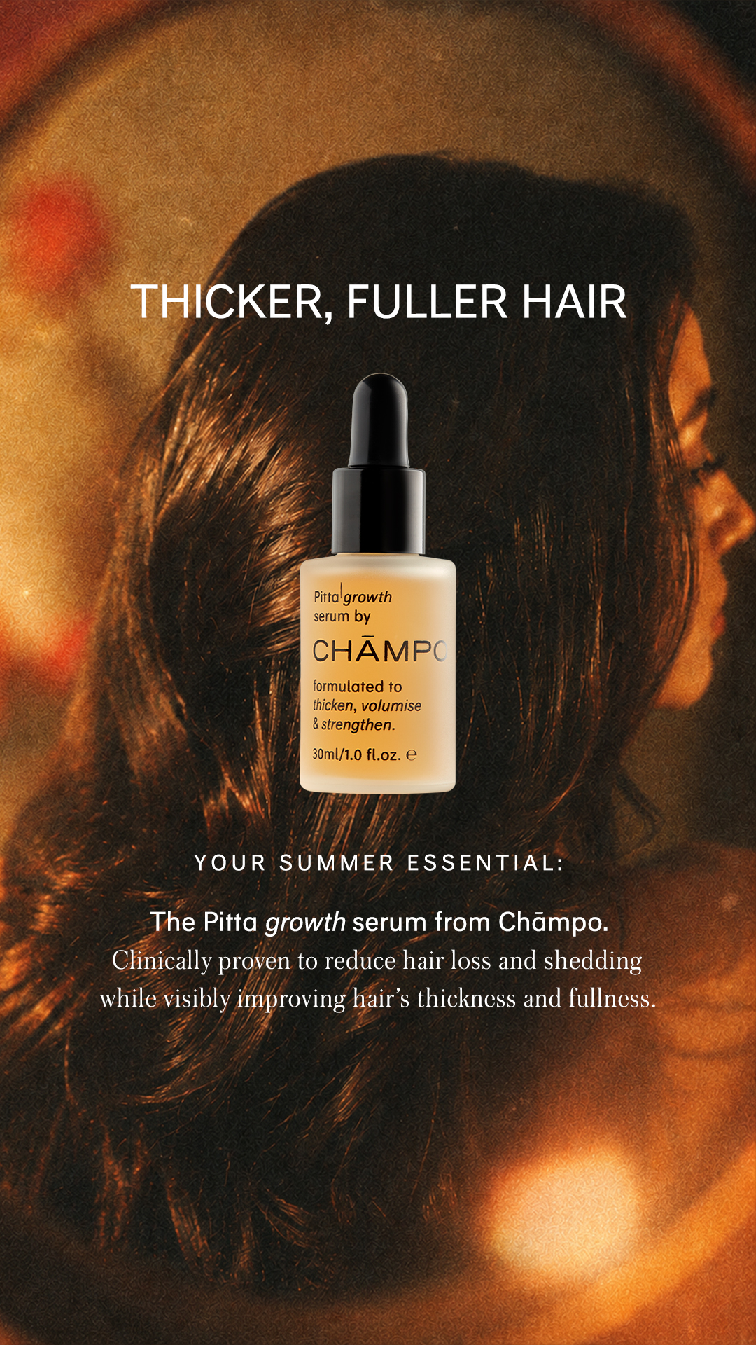 Chāmpo Haircare Facebook ad