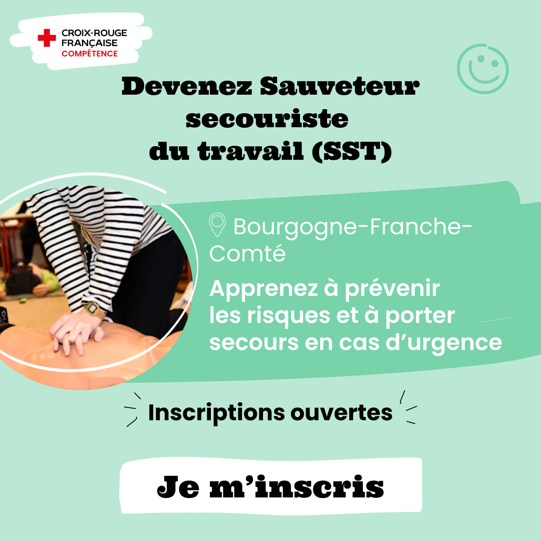 Croix-Rouge Compétence Facebook ad: Inscrivez-vous dès maintenant