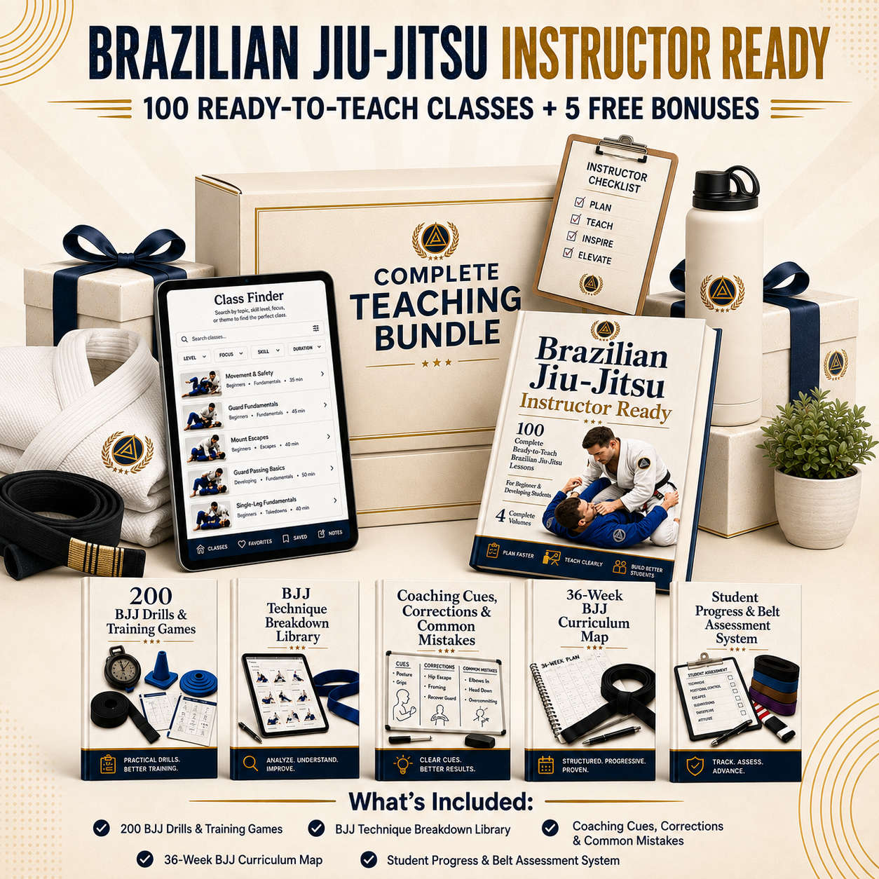 Allsetvault Facebook ad: Brazilian Jiu-Jitsu Instructor Ready