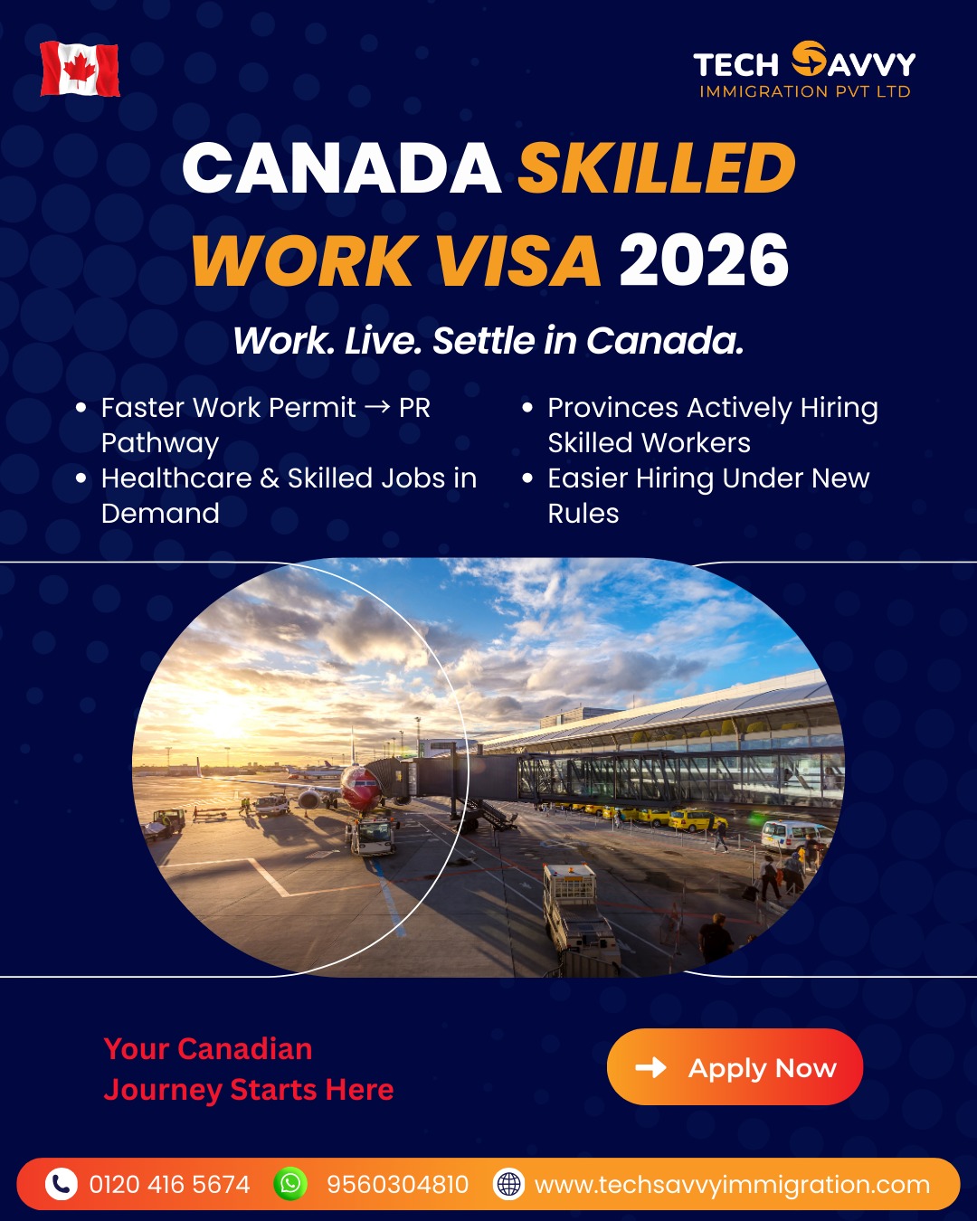 Tech Savvy Immigration Facebook ad