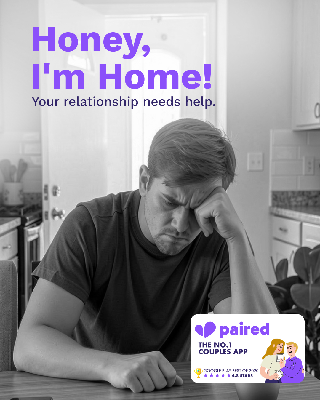 Paired Facebook ad