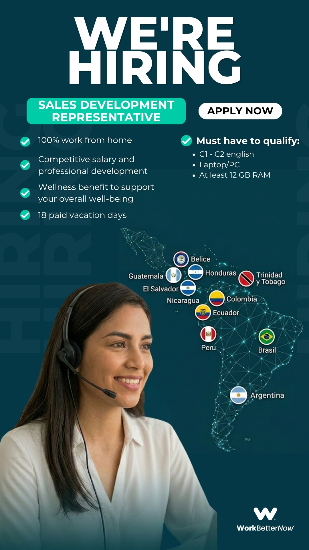 Work Better Now Jobs Facebook ad