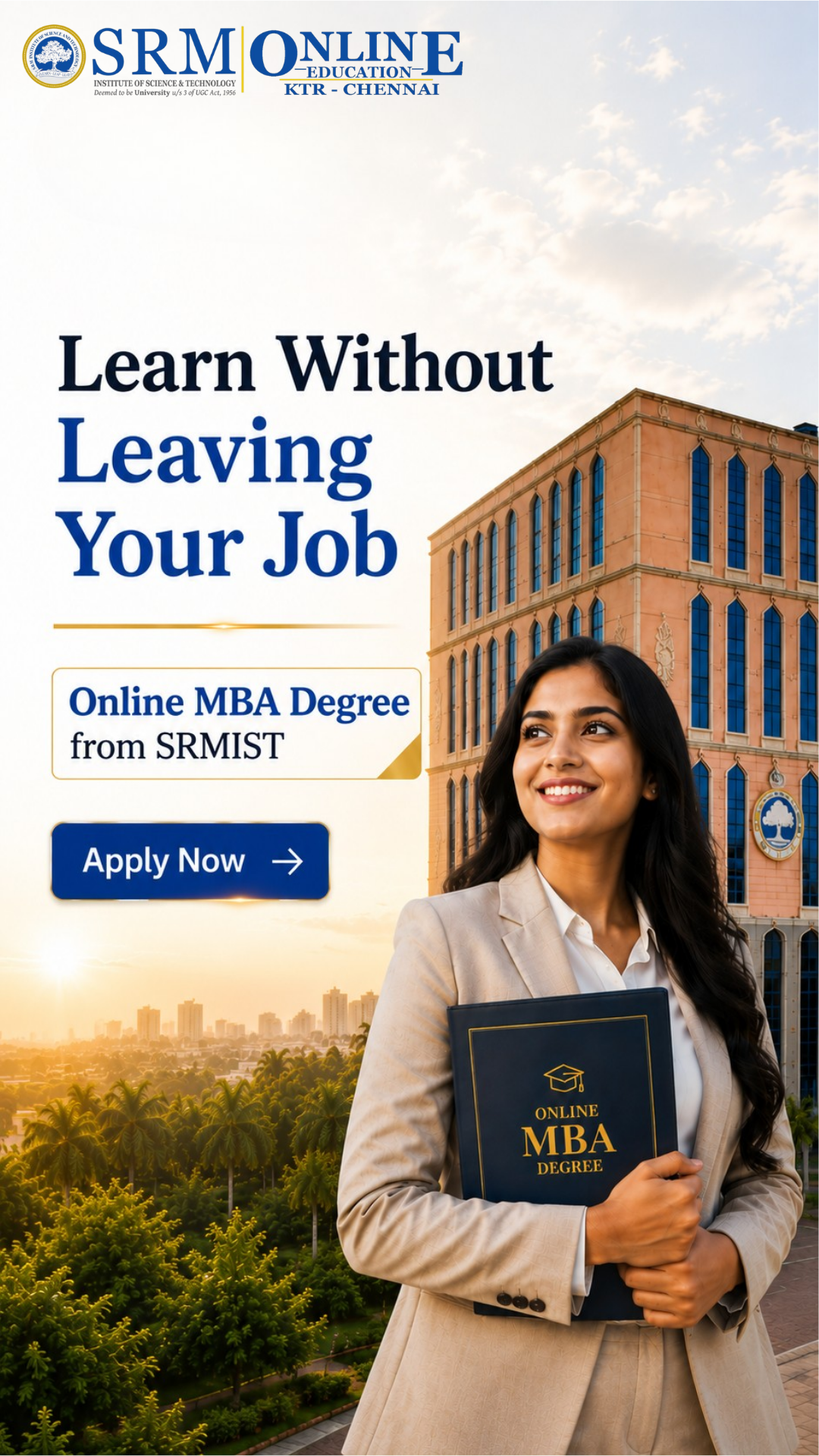 SRM Online Education Facebook ad